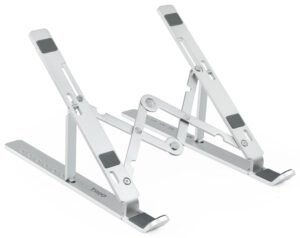 SOPORTE ELEVADOR PORTATIL/TABLET/LIBRO TQLRS0033-AL 11"-15" PLATA