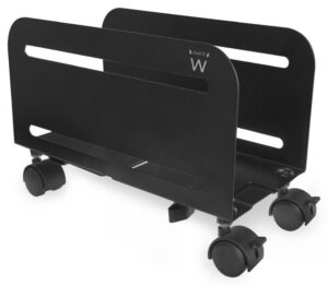 SOPORTE ORDENADOR EWENT CAJON AJUSTABLE CON RUEDAS METAL