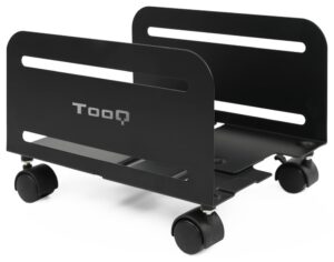 SOPORTE PARA CPU DE SUELO CON RUEDAS TOOQ UMCS0004-B NEGRO