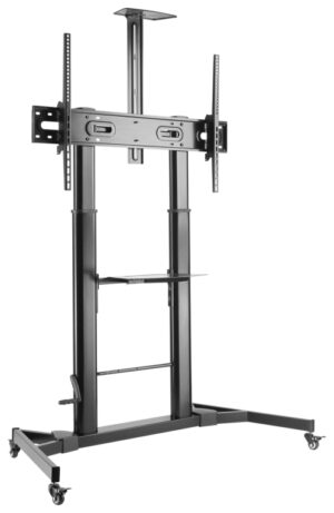 SOPORTE SUELO AISENS RUEDAS MANIVELA BANDEJA DVD CAMARA MONITOR 60-100