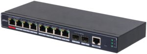 SWITCH IT DAHUA DH-SG4010P-2F 10-PORT MANAGED DESKTOP GIGABIT SWITCH 8-PORT POE