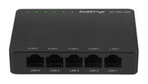 SWITCH LANBERG 5 PUERTOS GIGABIT RJ45 ETHERNET
