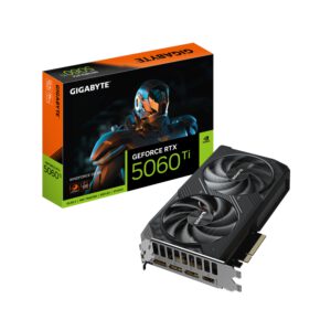TARJETA GRAFICA GIGABYTE RTX 5060 TI WINDFORCE OC 8GB GDDR7