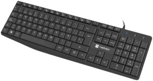 TECLADO NATEC NAUTILUS SLIM LAYOUT USB NEGRO
