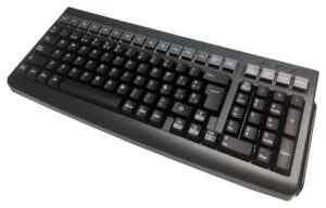 TECLADO POS MUSTEK MKB-800. BANDA MAGNETICA 3PISTAS. USB. NEGRO.