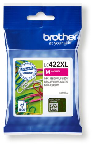 TINTA BROTHER LC-422 XL MAGENTA ALTA CAPACIDAD