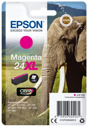 TINTA EPSON 24XL MAGENTA