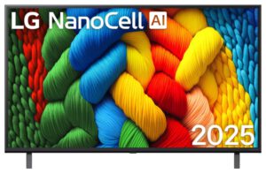 TV LG NANOCELL 43NANO81A6A 43" 4K UHD SMART TV DOLBY DIGITAL HDMI 2.1 WIFI