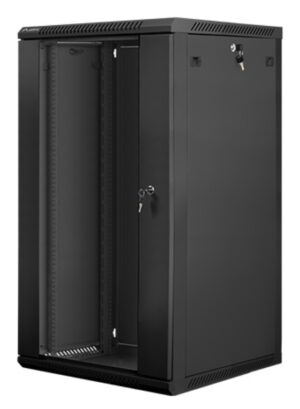 ARMARIO RACK LANBERG 22U 600X600X1082 AUTO ENSAMBLADO 19" HASTA 60 KG NEGRO