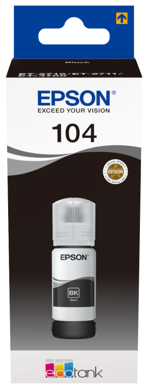 BOTELLA EPSON 104 NEGRO