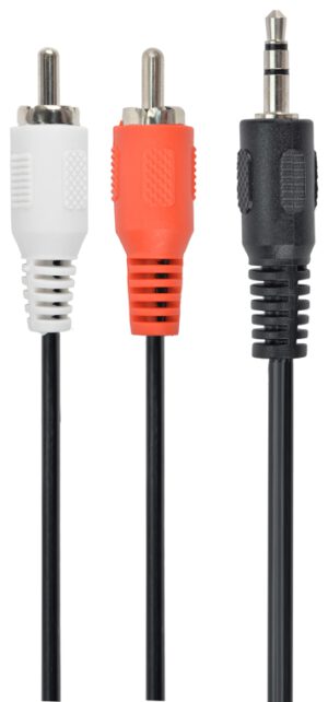 CABLE AUDIO GEMBIRD CONECTOR 3,5MM A RCA 2,5M