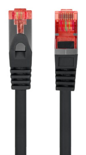 CABLE RED LANBERG LATIGUILLO CAT.6 S/FTP LSZH CU 2M NEGRO FLUKE  PASSED