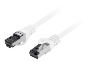 CABLE RED LANBERG LATIGUILLO CAT.8.1 S/FTP LSZH CU 1M BLANCO FLUKE PASSED