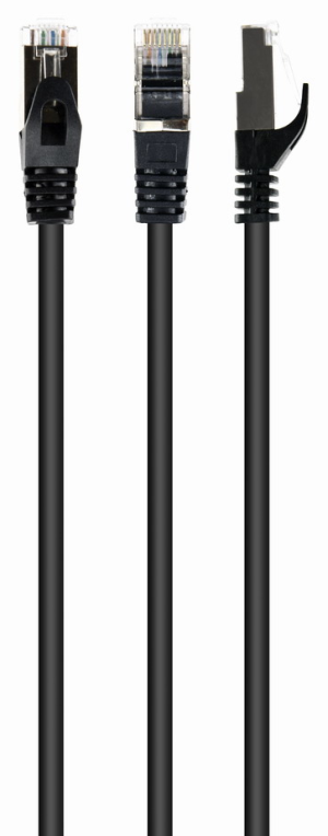 CABLE RED S-FTP GEMBIRD CAT 6A LSZH NEGRO 0,5 M