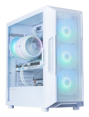 CAJA ZALMAN I3 NEO ARGB V2 ATX 4XVENT 120MM 2XUSB 3.0 BLANCO  S/N FUENTE