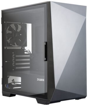 CAJA ZALMAN Z1 ICEBERG MICRO-ATX 3XVENT 120MM 2XUSB 3.0 NEGRO S/N FUENTE