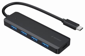 CONCENTRADOR GEMBIRD USB 3.1 (GEN 1) TIPO C DE 4 PUERTOS