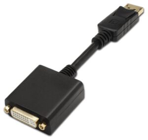 CONVERSOR AISENS DISPLAYPORT A DVI SINGLE LINK DP/M-DVI/H 15CM