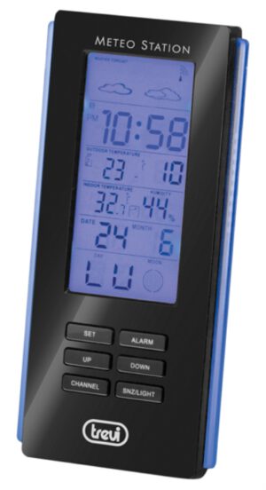 ESTACION METEOROLOGICA TREVI ME 3108 RC SENSOR EXTERNO NEGRO