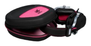 FUNDA AURICULARES GAMING PORT AROKH NEGRO/ROSA
