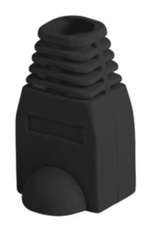 FUNDA PROTECTOR LANBERG CONECTOR RJ45 (PACK 100 UDS) NEGRO