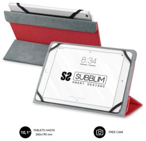 FUNDA TABLET SUBBLIM FREECAM CASE 10,1" RED