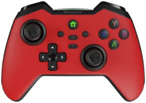 GAMEPAD GENESIS MANGAN 400 WIRELESS (FOR PC/SWITCH/MOBILE) ROJO