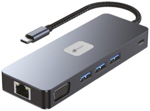 LEOTEC DOCKING STATION 11-1 PLUS 1USB-C PD100 3USB3.2 HDMI VGA GGL LECTJSD MCSD