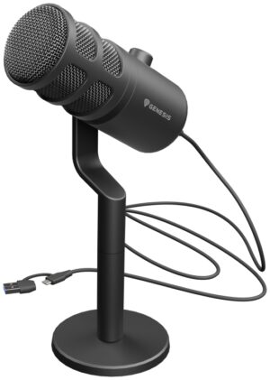 MICROFONO GENESIS RADIUM 350D CONDENSADOR CARDIODE DINAMICO USB SOBREMESA