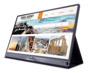 MONITOR PORTABLE ASUS ZENSCREEN MB16AC 15,6" IPS FHD USB C USB PLATA Y NEGRO
