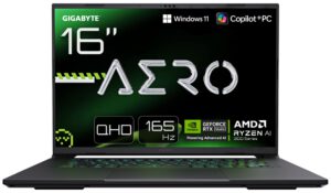 PORTATIL GIGABYTE AERO X16 2WHA3ESC64AH AI R9 HX370 32GB 1TB RTX5070 16"QHD W11H