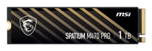 SSD MSI SPATIUM 1TB M470 PRO M2 PCIE4
