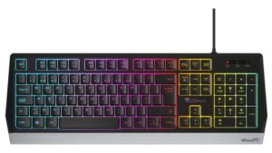 TECLADO GAMING GENESIS RHOD 300 PORTUGUES USB RETROILUMINADO NEGRO