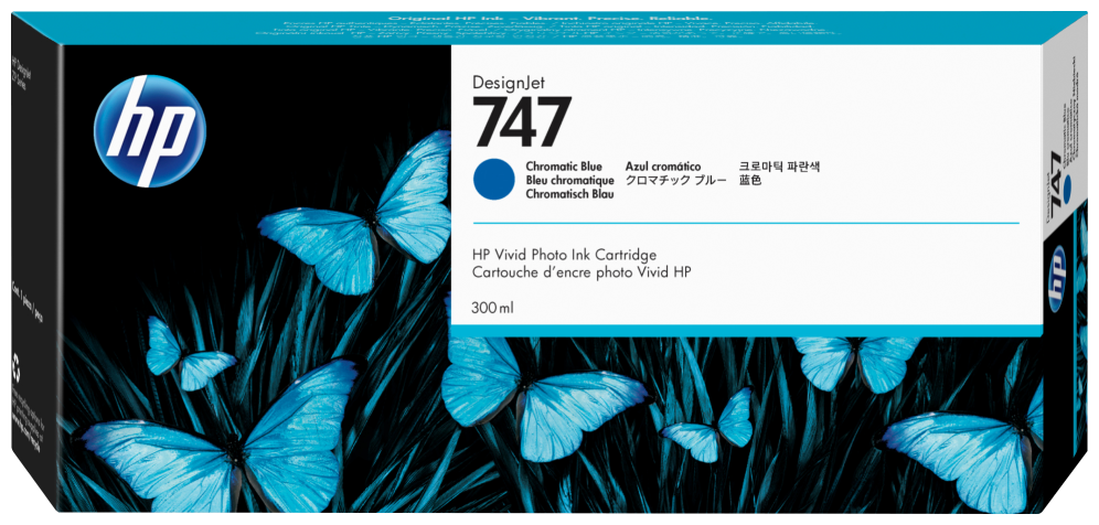 TINTA HP 747 AZUL