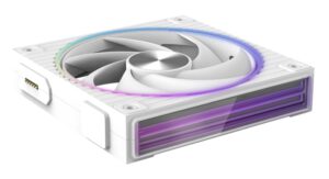 VENTILADOR ZALMAN ZM-DF120 WHITE ARGB 1X VENT 120MM