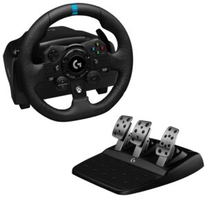 VOLANTE Y PEDALES  LOGITECH TRUEFORCE G923 PC XBOX NEGRO