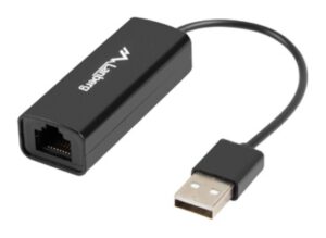 ADAPTADOR USB LANBERG 2.0/ETHERNET RJ45 100 MB
