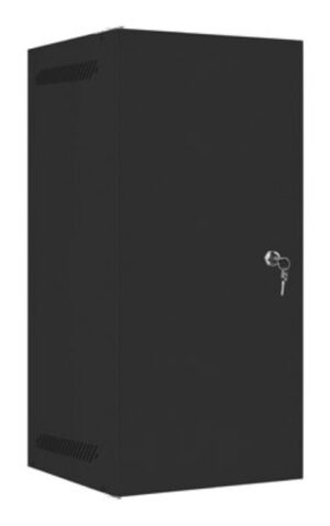 ARMARIO LANBERG MURAL RACK 10" 12U/280X310 FLAT PACK NEGRO PUERTA METAL