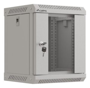 ARMARIO LANBERG MURAL RACK 10" 6U/300X300 FLAT PACK GRIS PUERTA CRISTAL