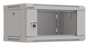 ARMARIO LANBERG MURAL RACK 19" 4U 540X350 FLAT PACK GRIS PUERTA CRISTAL