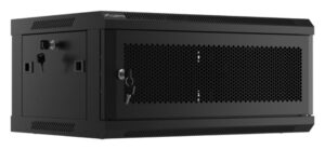 ARMARIO LANBERG MURAL RACK 19â? 4U 600X450 PUERTA PERFORADA FLAT PACK NEGRO