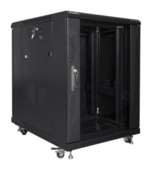 ARMARIO LANBERG RACK 19" 15U 600X800 FLAT PACK BLACK NEGRO