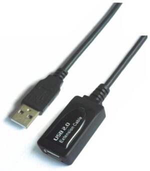 CABLE AISENS USB 2.0 PROLONGADOR AMPLIFICADOR A/M-A/H 15M NEGRO