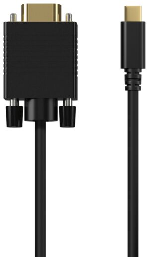 CABLE CONVERSOR AISENS USB-C A VGA USB-C/M-HDB15/M NEGRO 1.8M