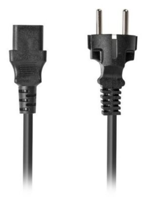 CABLE DE ALIMENTACION LANBERG SCHUKO CEE 7/7 A IEC320 C13 1.8M VDE RECTO