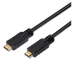 CABLE HDMI AISENS ALTA VELOCIDAD CON REPETIDOR A/M-A/M NEGRO 15M