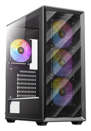 CAJA ANTEC AX85 ARGB ATX NEGRO 4XVENT 120MM 2XUSB SN FUENTE