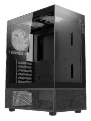 CAJA GAMING XPG INVADER X MINI ATX 1XUSB-C 2XUSB SIN FUENTE ARGB NEGRO