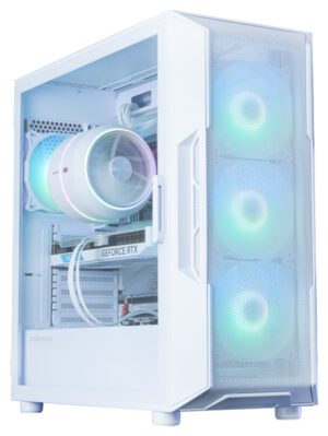 CAJA ZALMAN I3 NEO ARGB V2 ATX 4XVENT 120MM 2XUSB 3.0 BLANCO  S/N FUENTE