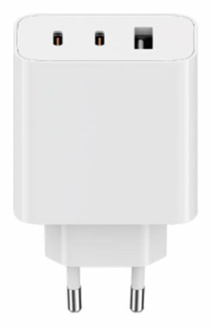 CARGADOR DE PARED XIAOMI 2XUSB-C 1USB-A 67W + CABLE WHITE